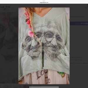 Magnolia Pearl Bapu Fritza Gandhi Hoodie